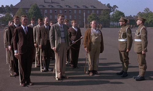 John Lennon, James Cossins, Jack Hedley, Roy Kinnear, Ronald Lacey, and Lee Montague in How I Won the War (1967)