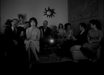 François Maistre, Jean-Marie Robain, Louison Roblin, and Betty Schneider in Paris Belongs to Us (1961)