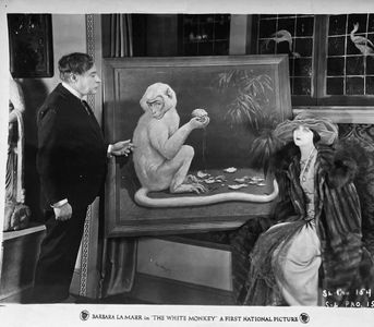 Barbara La Marr and George F. Marion in The White Monkey (1925)