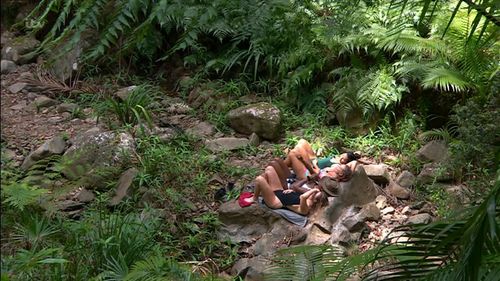 Rita Simons, Fleur East, Emily Atack, and Sair Khan in I'm a Celebrity, Get Me Out of Here! (2002)