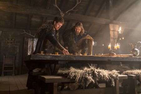 Rod Hallett in The Last Kingdom with Ross Anderson