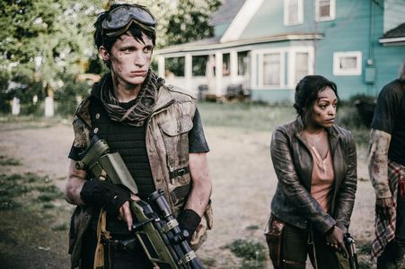 Kellita Smith and Nat Zang in Z Nation (2014)