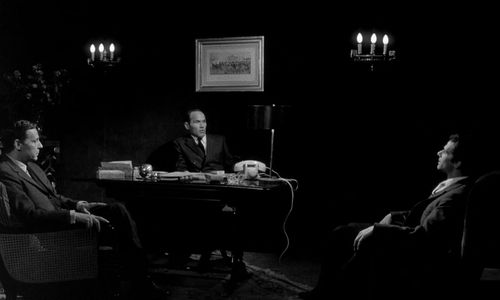 Marcel Bozzuffi, Pierre Grasset, and Denis Manuel in Le Deuxième Souffle (1966)