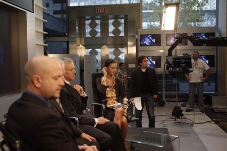On the set of 