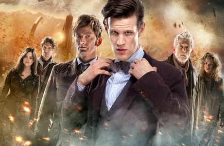 John Hurt, Paul McGann, Billie Piper, David Tennant, Matt Smith, and Jenna Coleman in Doctor Who (2005)