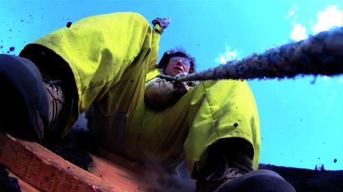 Lava-boarding down the side of a volcano in Nicaragua for an unsold TV pilot. Was worth the experience even if the show 