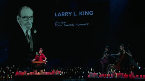 Larry L. King and Cyndi Lauper in The 67th Annual Tony Awards (2013)