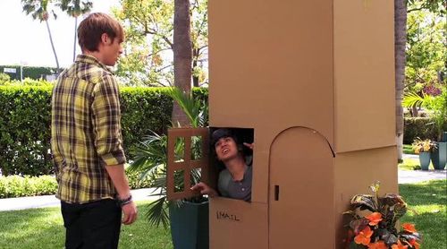 Kendall Schmidt and Carlos PenaVega in Big Time Rush (2009)