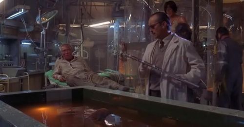 Jeffrey Combs and Hunter Tylo in SharkMan (2005)