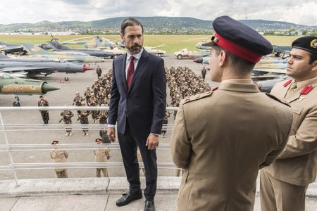 Adam Rayner, Cameron Gharaee, and Adam Sina in Tyrant (2014)