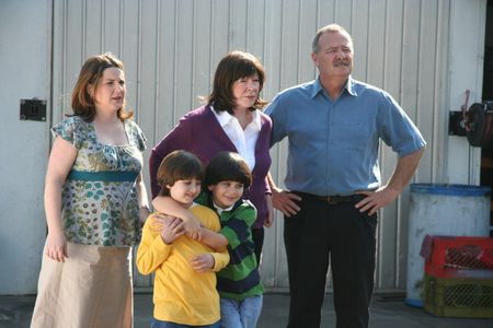 Brooke Baumer, Bobby Hall, Hunter Ryan, and Michelle Gillette in Man Overboard (2008)