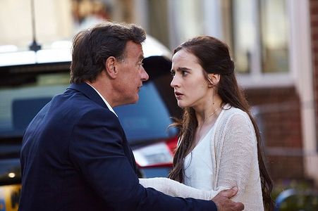 Christopher Villiers as Tim Morris and Holly Bodimeade as Leah Walker in The Coroner, episode 7, The Salcombe Selkie.
