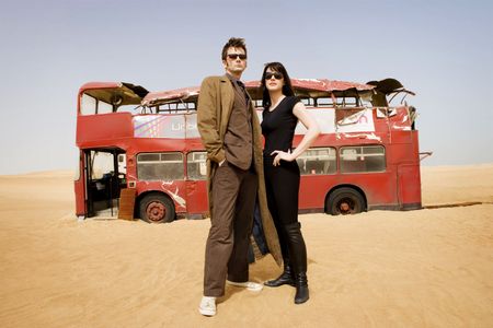 Michelle Ryan and David Tennant in Doctor Who (2005)