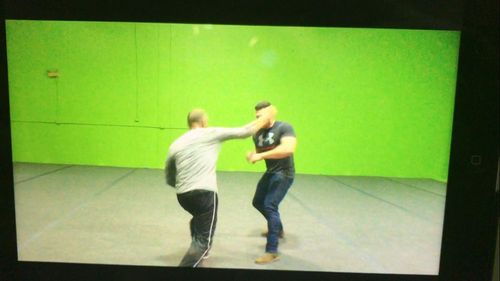 Fight training at Stunts Unlimited Facility April 2017