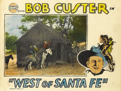Bob Custer, Peggy Montgomery, Bud Osborne, and Mack V. Wright in West of Santa Fe (1928)