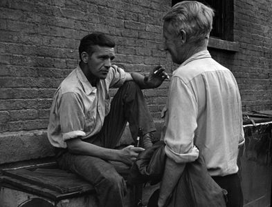 Gorman Hendricks and Ray Salyer in On the Bowery (1956)