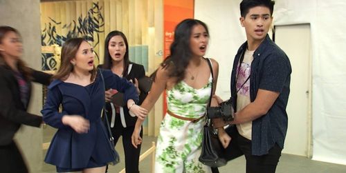 Julie Lee, Mika Dela Cruz, Gabbi Garcia, and Manolo Pedrosa in Pamilya Roces (2018)