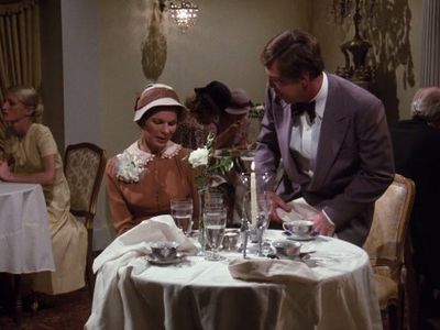 Joe Conley and Ronnie Claire Edwards in The Waltons (1972)
