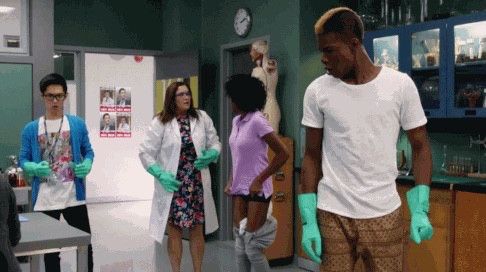 Ashley Comeau as Ms. Badger on Degrassi: Next Class