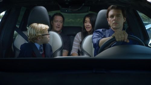 Matt Lindquist with Chelsea Rendon, Jeremy London and Rowan Smyth