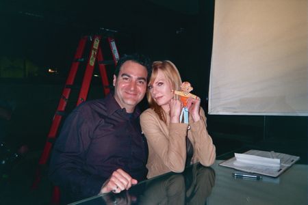 Marg Helgenberger and Jon K. Farless in CSI: Crime Scene Investigation (2000)