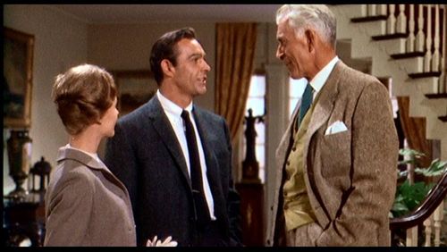 Sean Connery, Tippi Hedren, and Alan Napier in Marnie (1964)