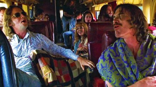 Billy Crudup, Jason Lee, and Mark Kozelek in Almost Famous (2000)