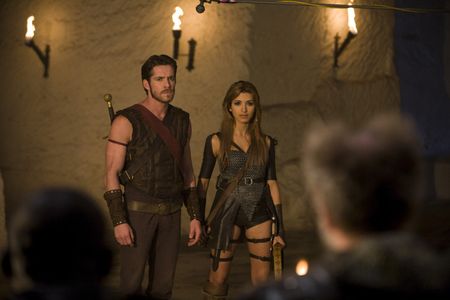Sean Maguire and India de Beaufort in Kröd Mändoon and the Flaming Sword of Fire (2009)