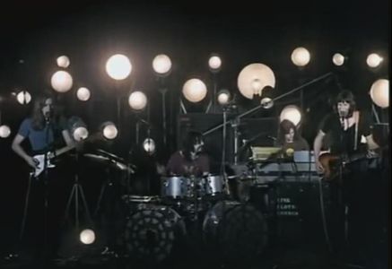 David Gilmour, Nick Mason, Roger Waters, Richard Wright, and Pink Floyd in Pink Floyd: Live at Pompeii (1972)