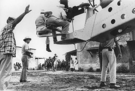 John Wayne and William H. Clothier in The Alamo (1960)