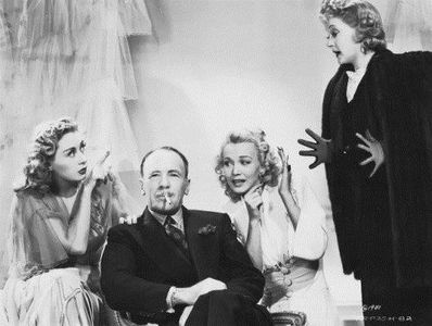 Joan Blondell, Billie Burke, Carole Landis, and Roland Young in Topper Returns (1941)