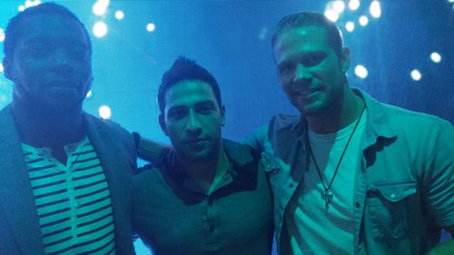 Premiere for Shake the dust with Rashard Mendenhall, Christos Kalabogias, Brett Zimmerman