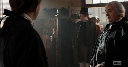 John Billingsley, Christian Clemenson, and Nick Westrate in TURN: Washington's Spies (2014)