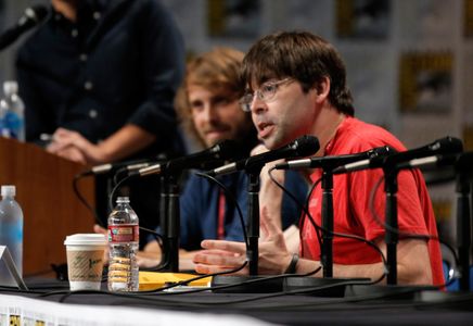 Alexandre Aja and Joe Hill at an event for Horns (2013)