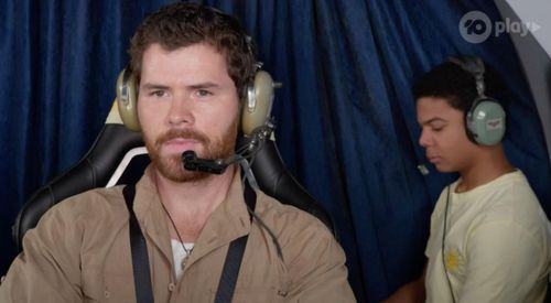Still of Lucas Linehan and Noah Akhigbe in Rock Island Mysteries