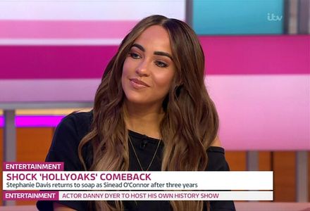 Stephanie Davis in Good Morning Britain (2014)