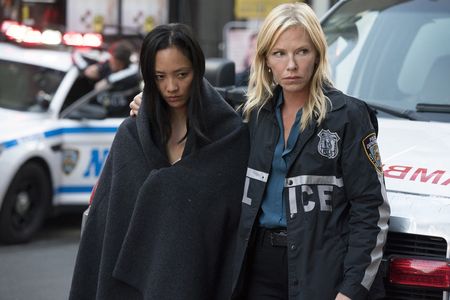 Kelli Giddish and Shuya Chang in Law & Order: Special Victims Unit (1999)