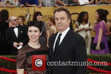 21st Annual SAG Awards - Arrivals Michael O'Keefe and Emily Donahoe