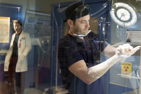 Nick Gehlfuss and Colin Donnell in Chicago Med (2015)