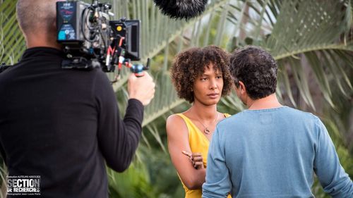On set for Tv show 