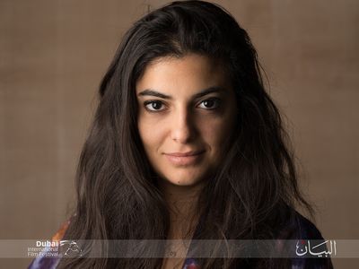 Mounia Akl at the Dubai Film Festival where she won the Jury Prize for her film Submarine