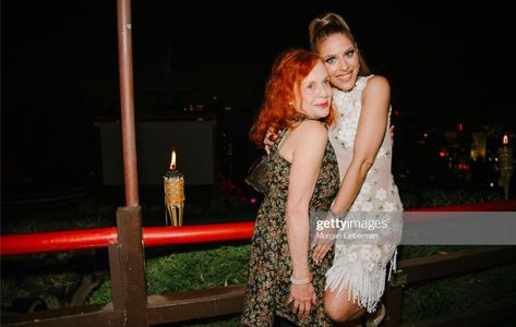 Iris Karina at a Red Carpet event with Jillisa Lynn