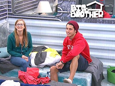 Christine Brecht and Cody Calafiore in Big Brother (2000)