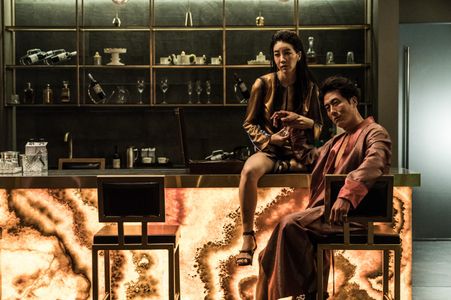 Kim Ju-hyuk and Jin Seo-yeon in Believer (2018)