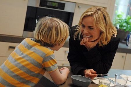 Radha Mitchell and Jakob Salvati in Red Widow (2013)