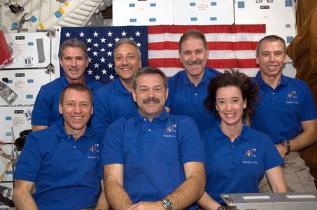 Scott D. Altman, Megan McArthur, Andrew J. Feustel, Michael T. Good, John M. Grunsfeld, Gregory C. Johnson, and Michael 