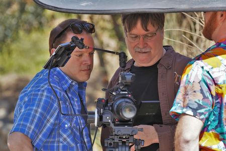 On set of 