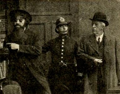 Robert Brower and Ben F. Wilson in The Vanishing Cracksman (1913)