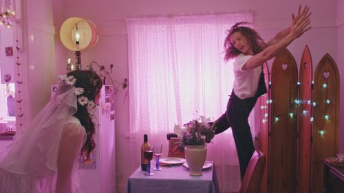 Gabriel Govinda Gilbert-Dey and Jenna Sutch in Come Into the Garden (2018)
