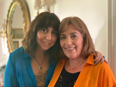 With Carmen Maura in “DEUDAS” tv show